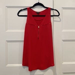 Express Sleeveless Blouse Red size XS